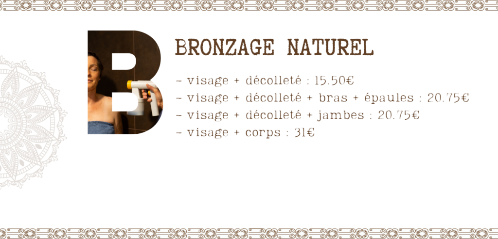 bronzage au naturel