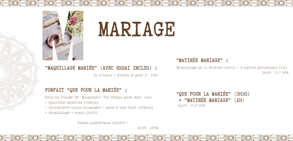 mariage