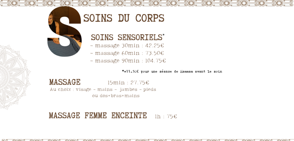 soins du corps